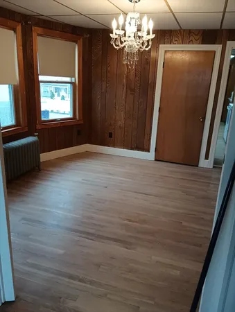 a view of livingroom with hardwood floor and window