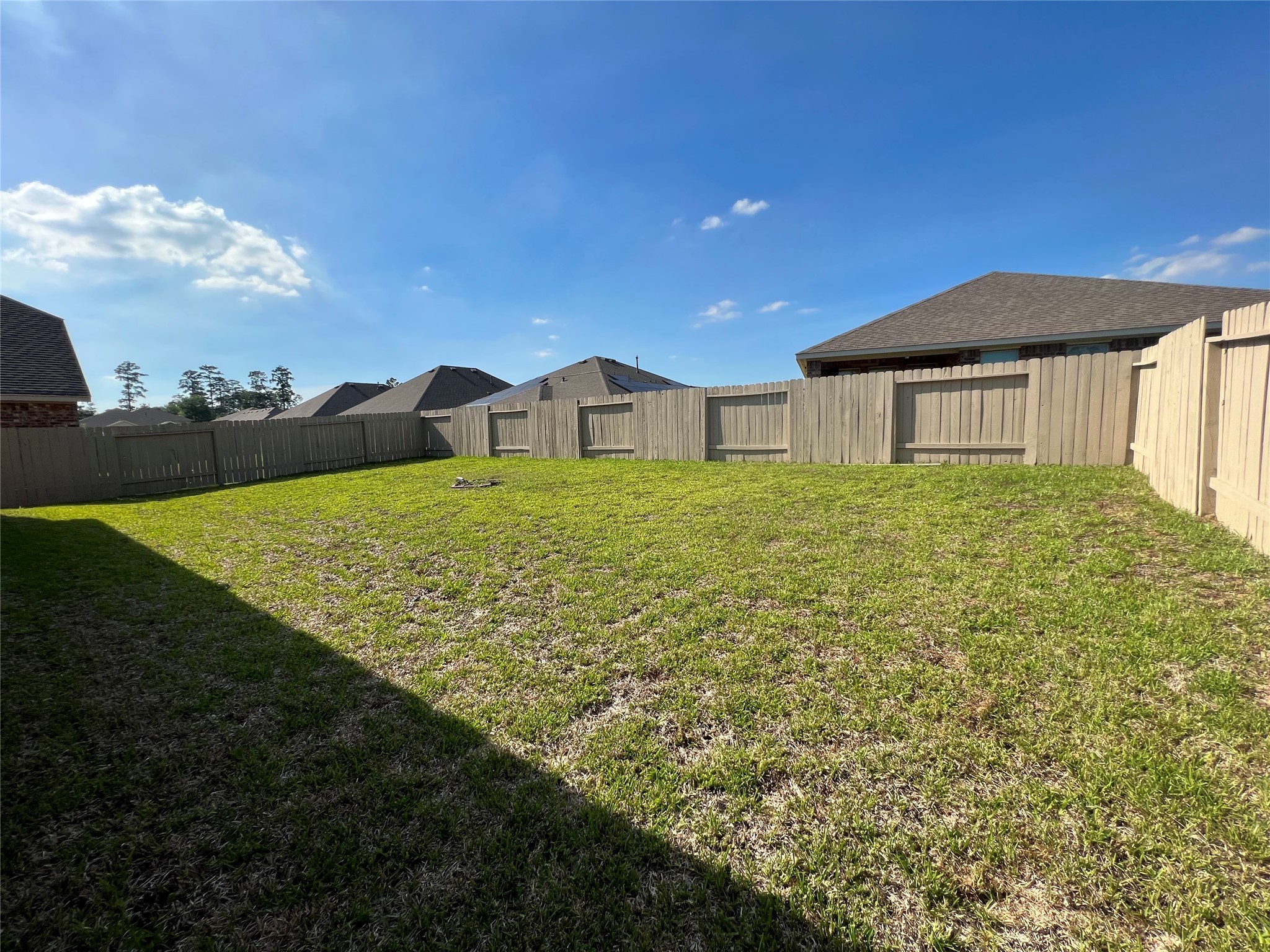 14208 Wallowa Ridge Lane Conroe, TX 77384 - Photo 7 of 48 a view of a large garden with plants and large trees