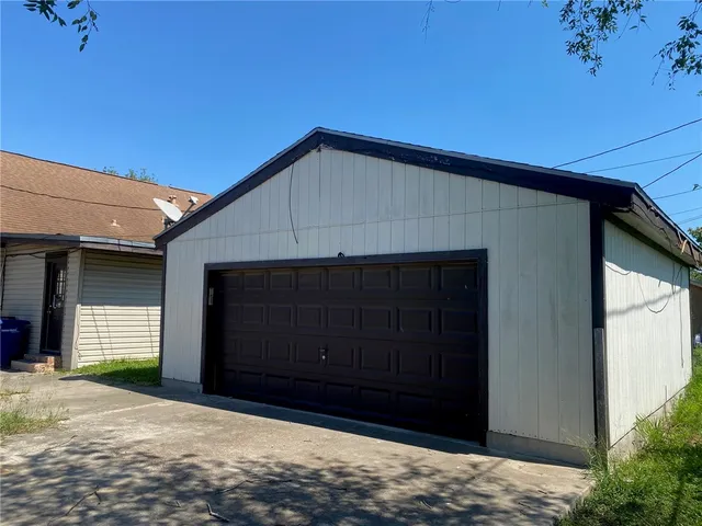 a backyard of a house