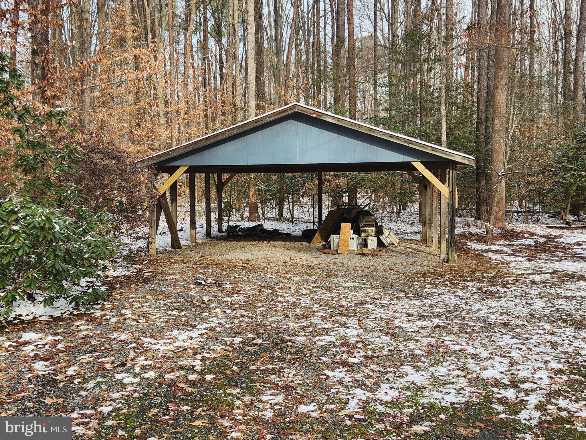 6101 Glebe Run Road Partlow, VA 22534 - Photo 10 of 51 Rustic shelter nestled in serene woods.