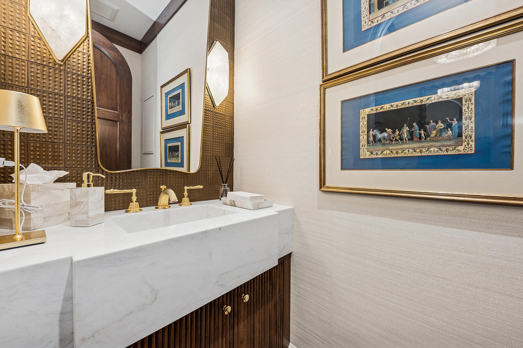 7718 Spring Creek Drive West Palm Beach, FL 33411 - Photo 30 of 72 a bathroom with a sink and a mirror