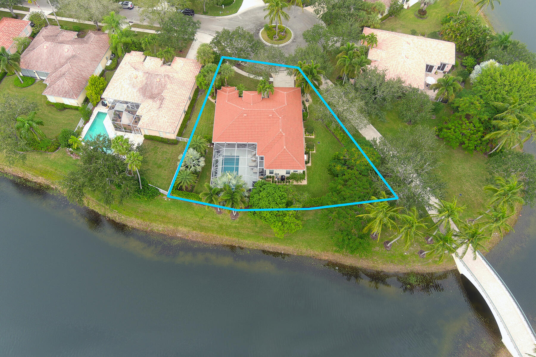 7718 Spring Creek Drive West Palm Beach, FL 33411 - Photo 45 of 72 an aerial view of a house