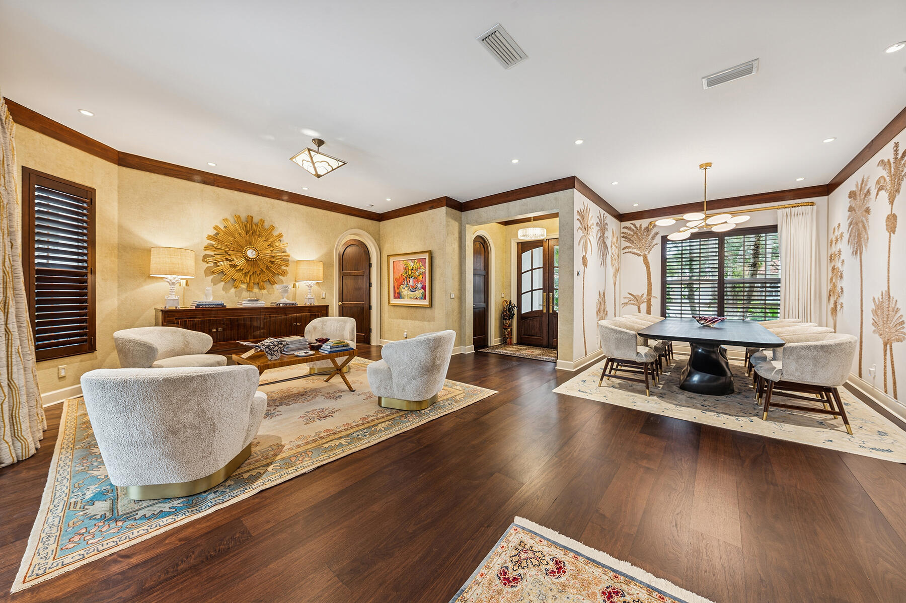 7718 Spring Creek Drive West Palm Beach, FL 33411 - Photo 8 of 72 a living room with furniture and wooden floor