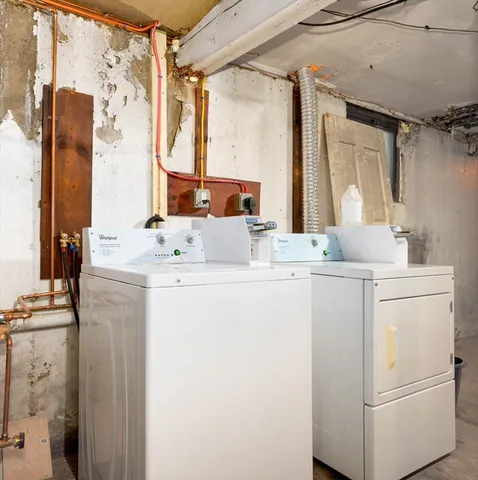 a view of a balcony with wooden floor