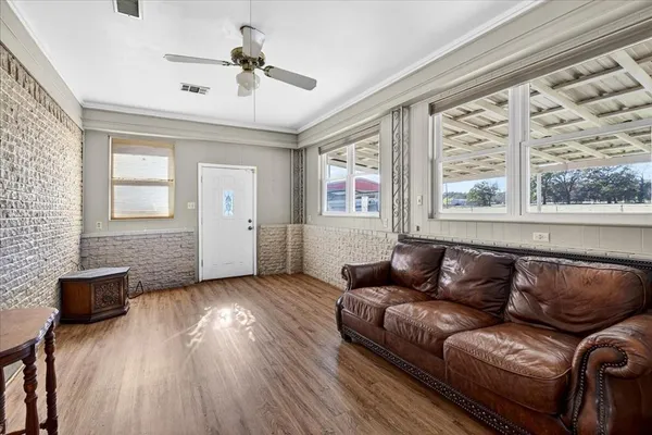 a view of ocean and mountain