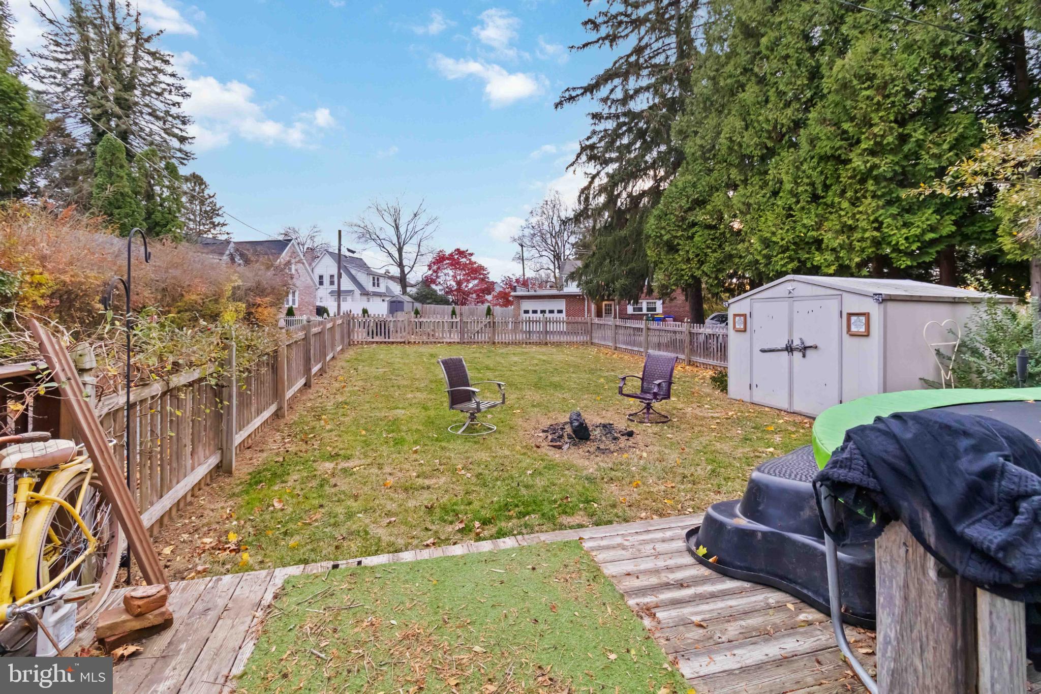 1840 South Queen Street York, PA 17403 - Photo 8 of 37 Spacious backyard with fire pit and seating.