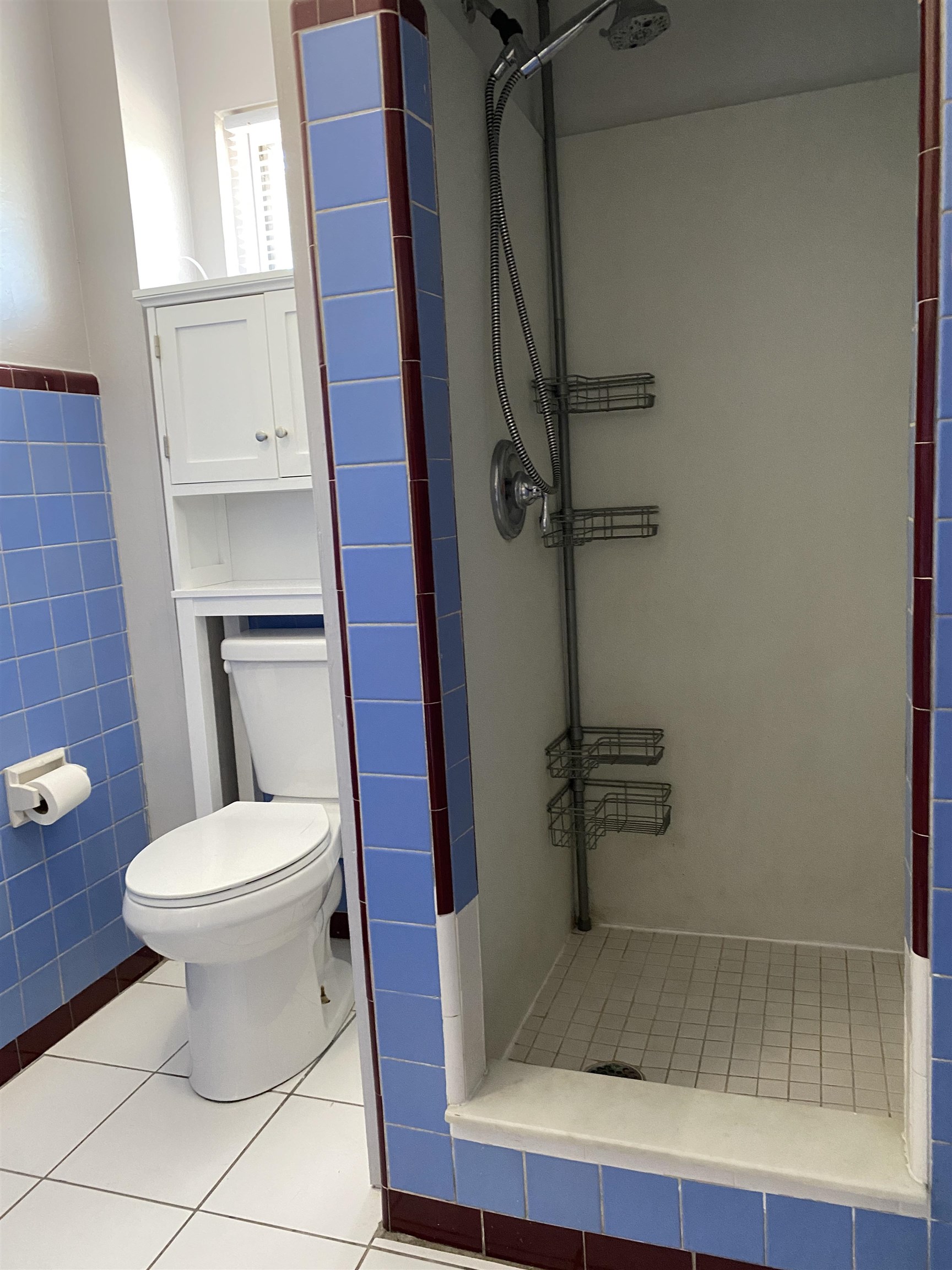 147 Riberia Street, Unit D St. Augustine, FL 32084 - Photo 12 of 19 a bathroom with a toilet and a shower