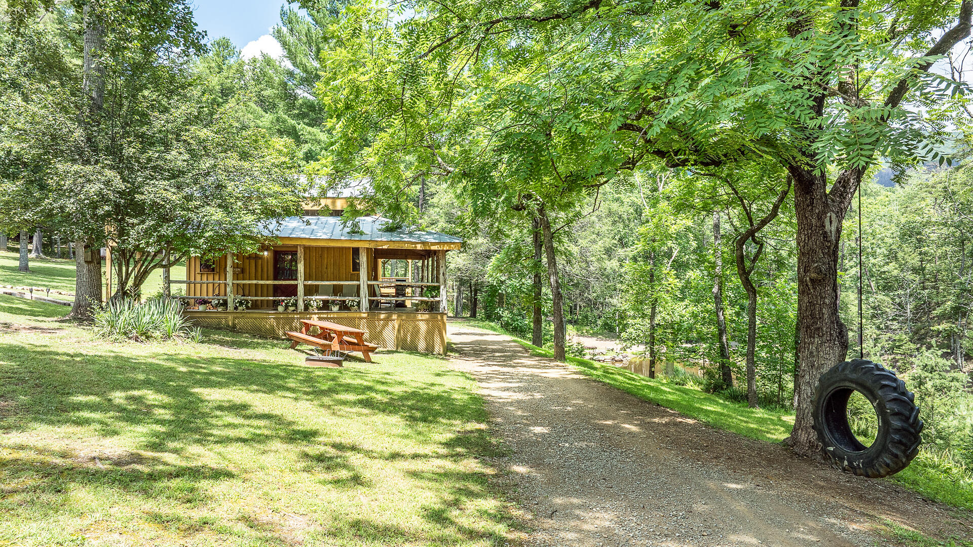 57 Hemlock Ridge Lane Catawba, VA 24070 - Photo 19 of 89 a view of a house with backyard and sitting area