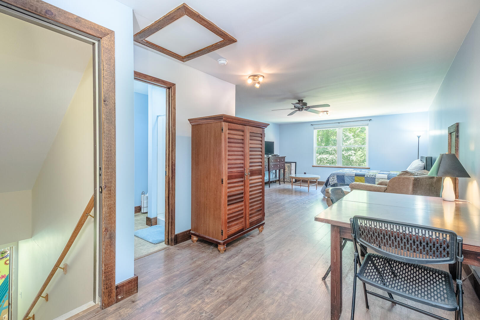 57 Hemlock Ridge Lane Catawba, VA 24070 - Photo 33 of 89 a living room with furniture and a wooden floor