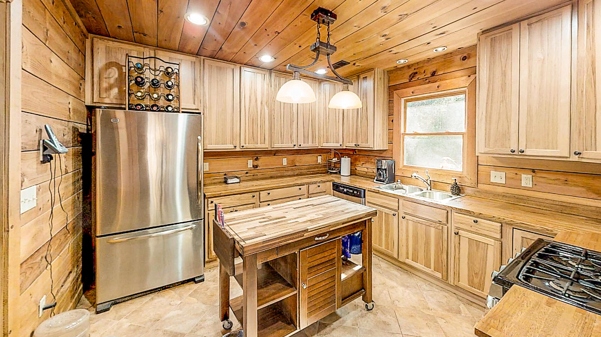 57 Hemlock Ridge Lane Catawba, VA 24070 - Photo 55 of 89 a kitchen with stainless steel appliances a refrigerator and a sink