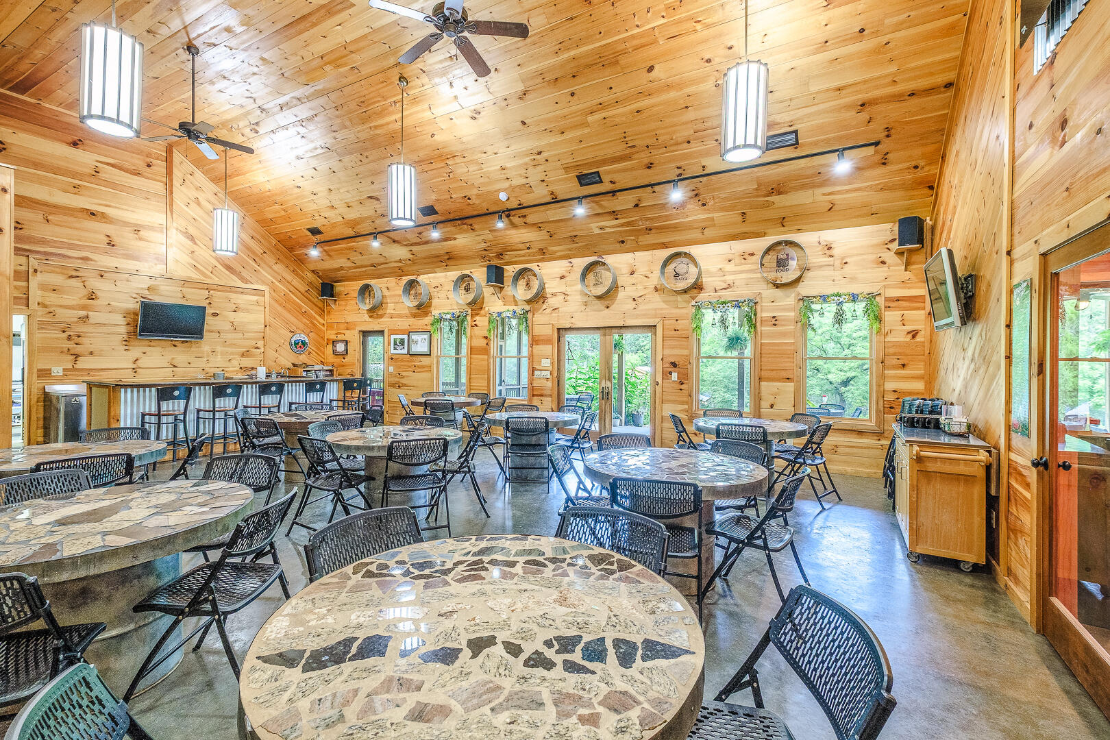 57 Hemlock Ridge Lane Catawba, VA 24070 - Photo 63 of 89 a view of a dining room with furniture window and outside view