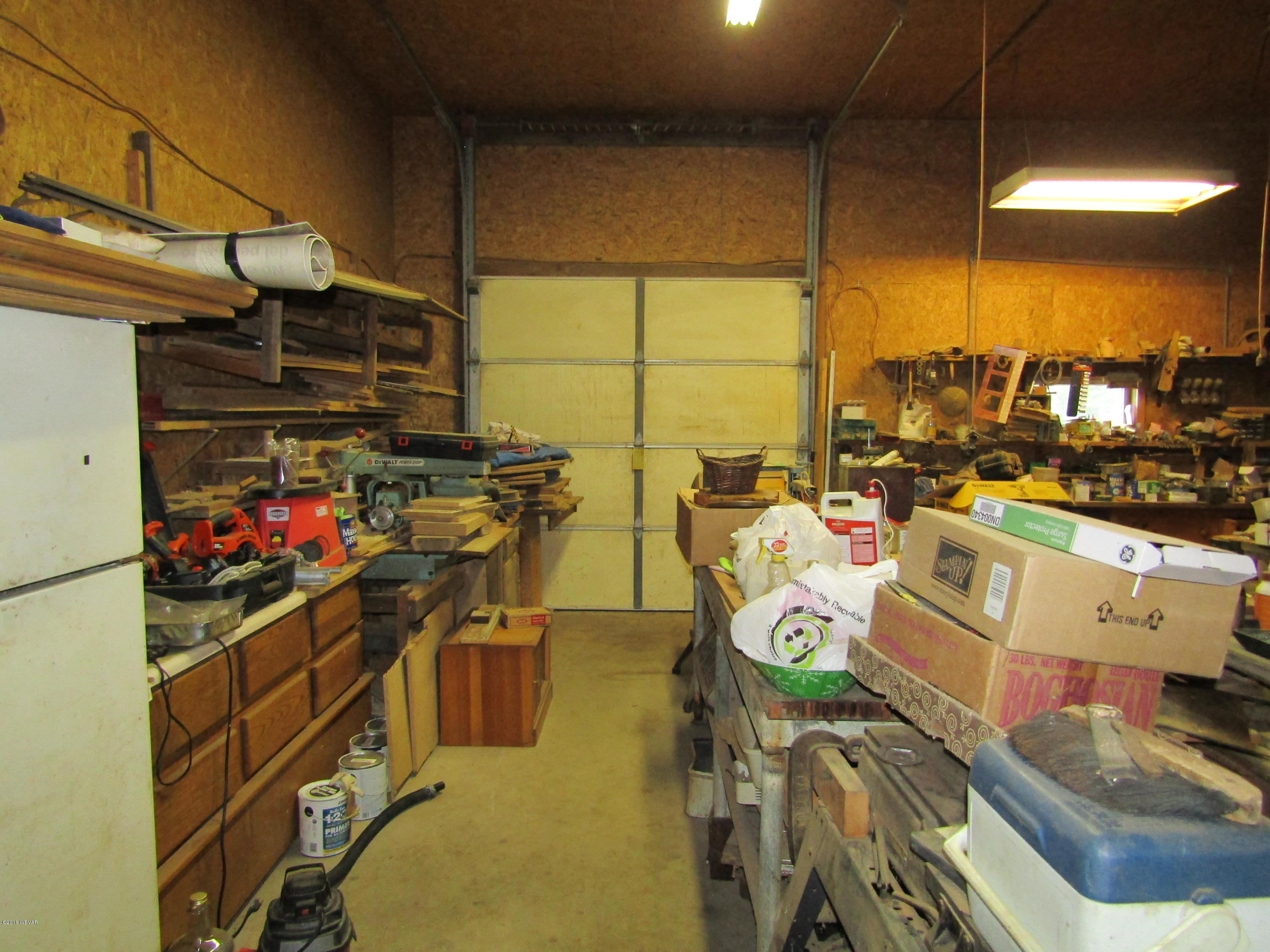 1648 Long Run Road Mill Hall, PA 17751 - Photo 36 of 48 manual garage door into woodshop