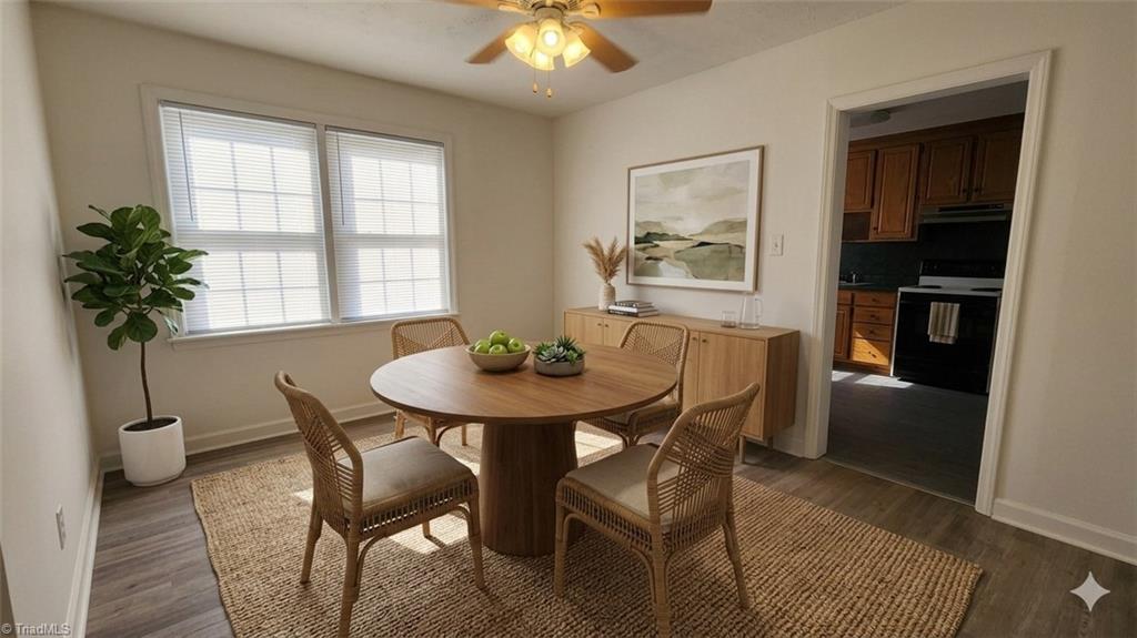1141 Fieldcrest Road Eden, NC 27288 - Photo 11 of 18 Staged with AI - Dining Area