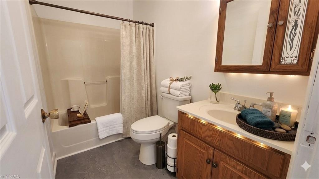 1141 Fieldcrest Road Eden, NC 27288 - Photo 7 of 18 Staged with AI - Bathroom