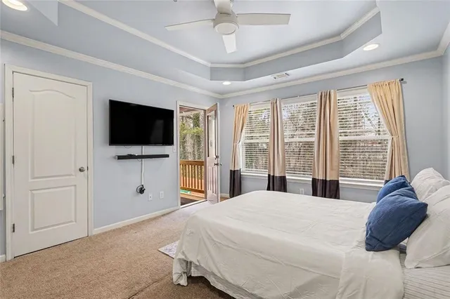 a view of balcony with furniture