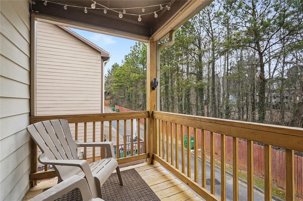 537 Ridge View Crossing Woodstock, GA 30188 - Photo 18 of 38 a view of balcony with furniture