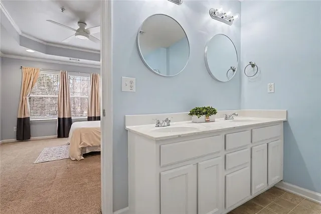 a view of a glass shower