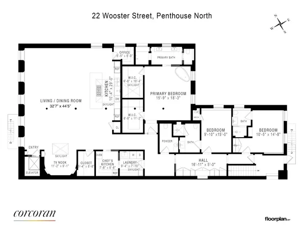 $9,995,000 | 22 Wooster Street, Unit PHN | SoHo