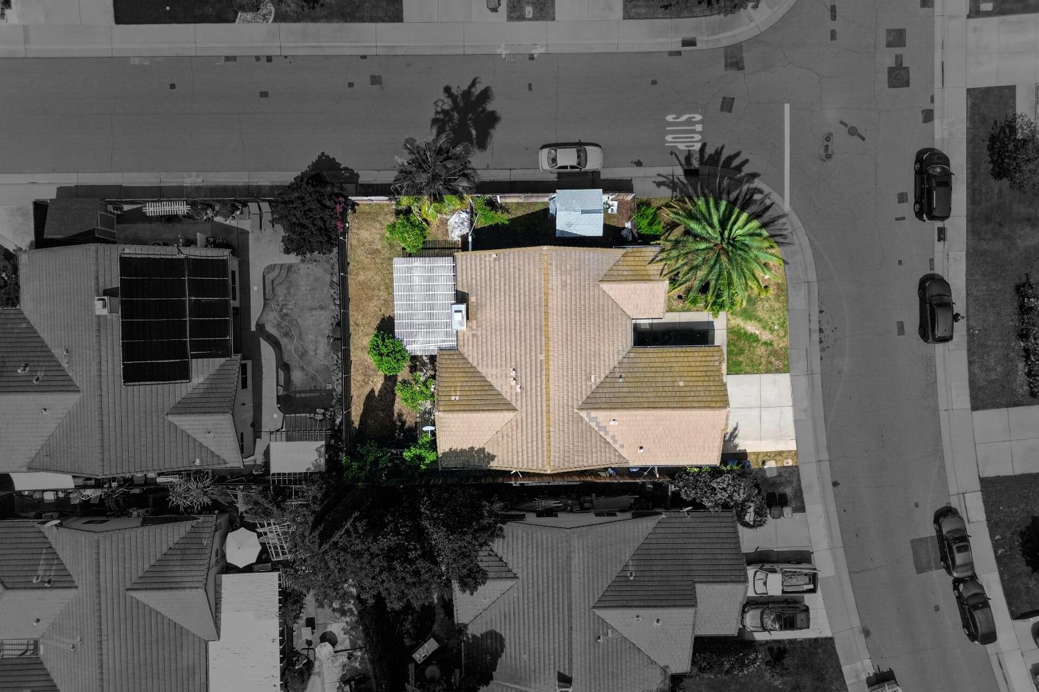 8148 Silverleaf Way Sacramento, CA 95829 - Photo 41 of 43 an aerial view of a house with a yard