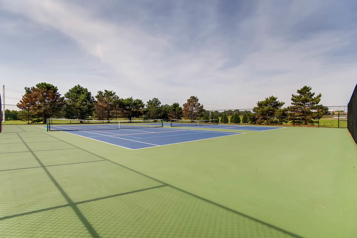 3235 Gateshead Drive Naperville, IL 60564 - Photo 18 of 21 a view of an outdoor space and tennis court