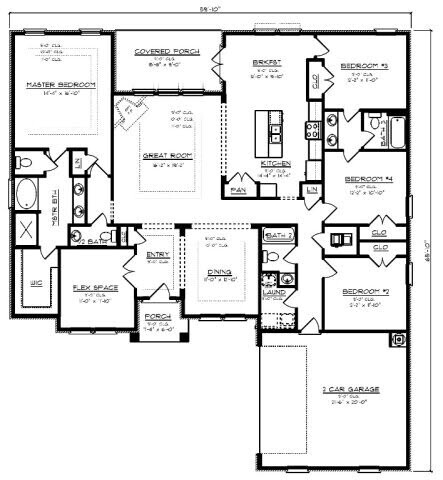 24571 Chantilly Lane Daphne, AL 36526 - Photo 28 of 28 Side Entry Floorplan