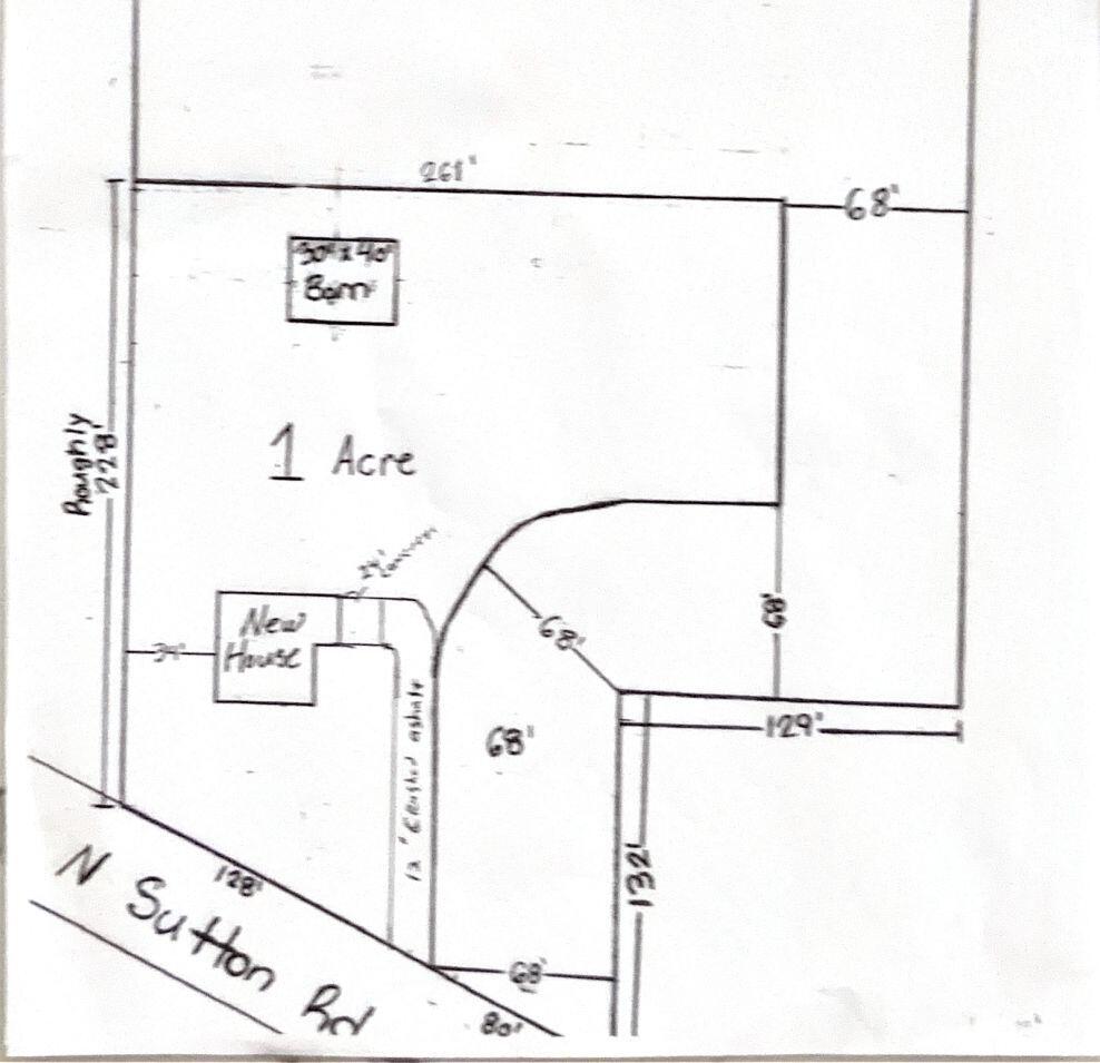 1823 North Sutton Road Jackson, MI 49201 - Photo 42 of 46 Proposed Split and Lot Lines
