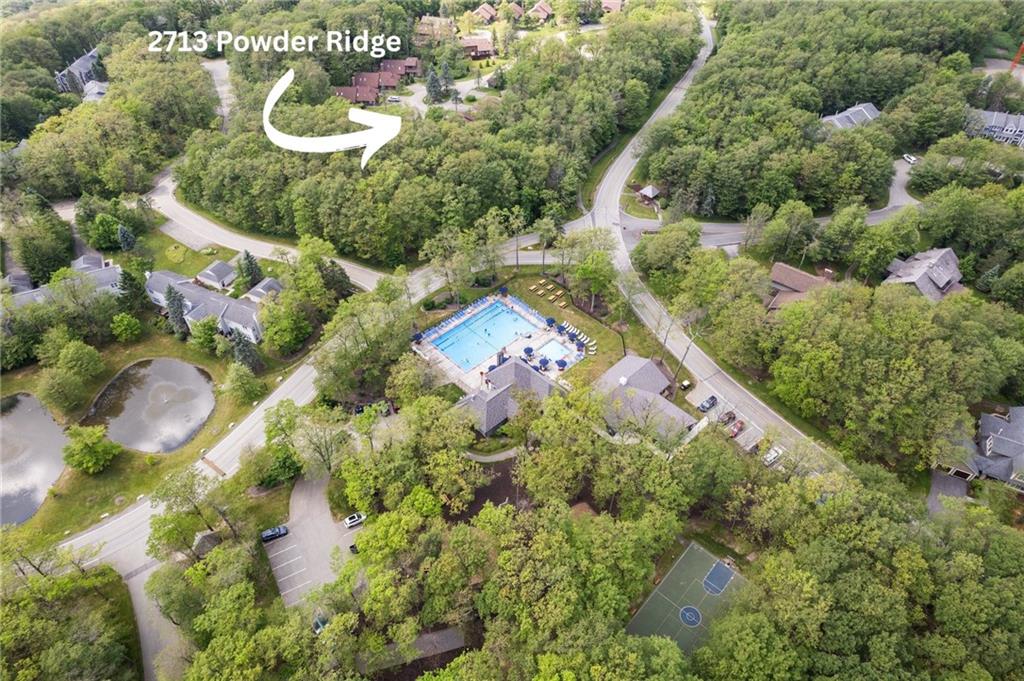 2713 Powder Ridge Road Hidden Valley, PA 15502 - Photo 24 of 30 an aerial view of house with yard