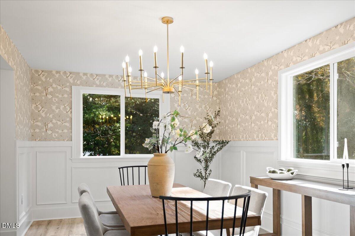 1615 Carbonton Road Sanford, NC 27330 - Photo 31 of 43 a view of a dining room with furniture window and outside view