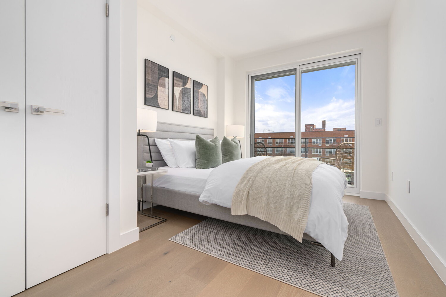 379 Ocean Parkway, Unit 3B Brooklyn, NY 11218 - Photo 6 of 23 a bedroom with a bed and a window
