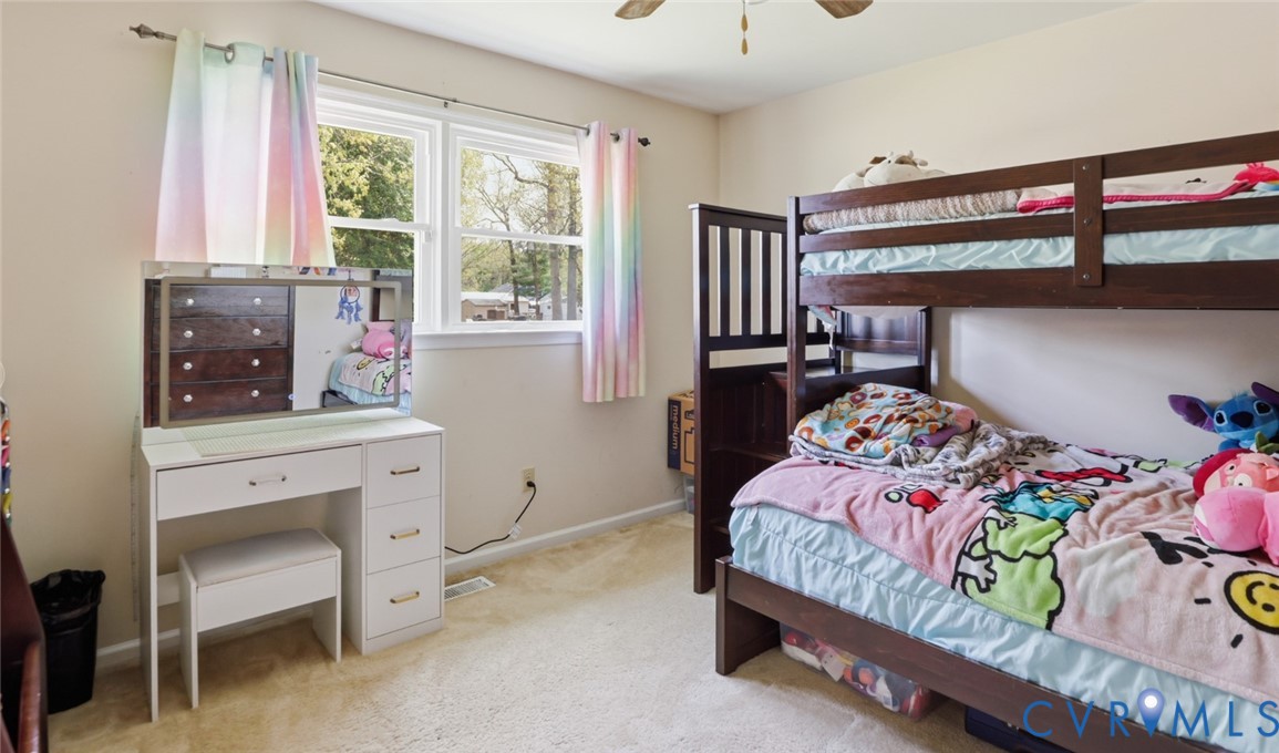 598 Old Wagner Road Petersburg, VA 23805 - Photo 27 of 43 Carpeted room featuring a double window, ceiling f