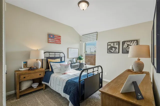 a view of room with furniture