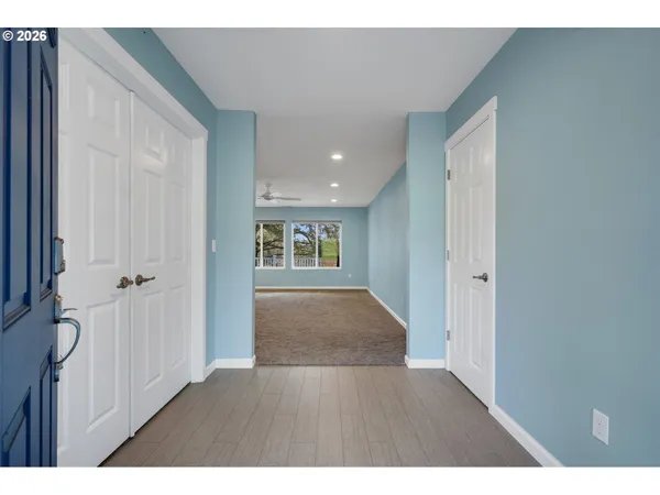 a view interior of house and wooden floor