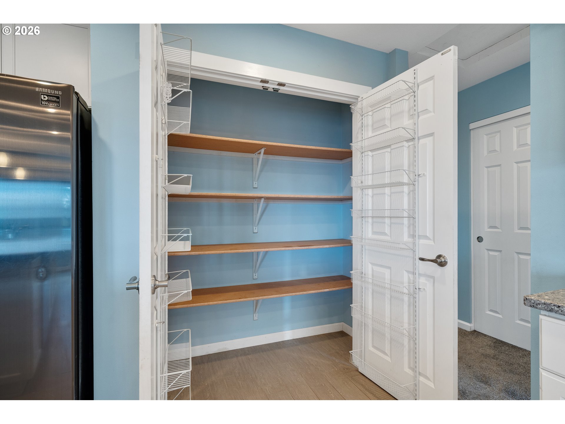 10360 Skyview Road Tillamook, OR 97141 - Photo 23 of 42 a view of walk in closet with empty racks