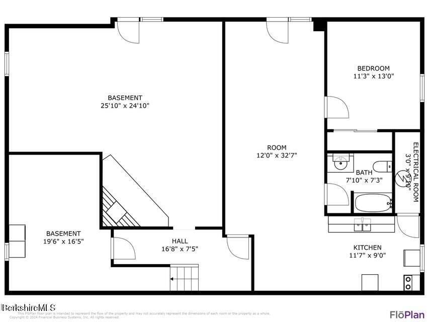 1310 Lenox Road Richmond, MA 01254 - Photo 42 of 43 1310LenoxRdRichmondFloorPlanLowerLevel