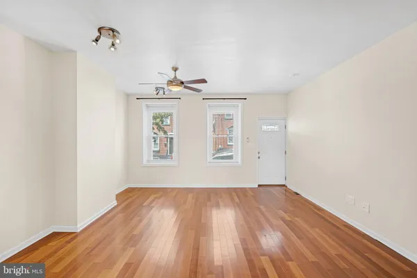 wooden floor in an empty room