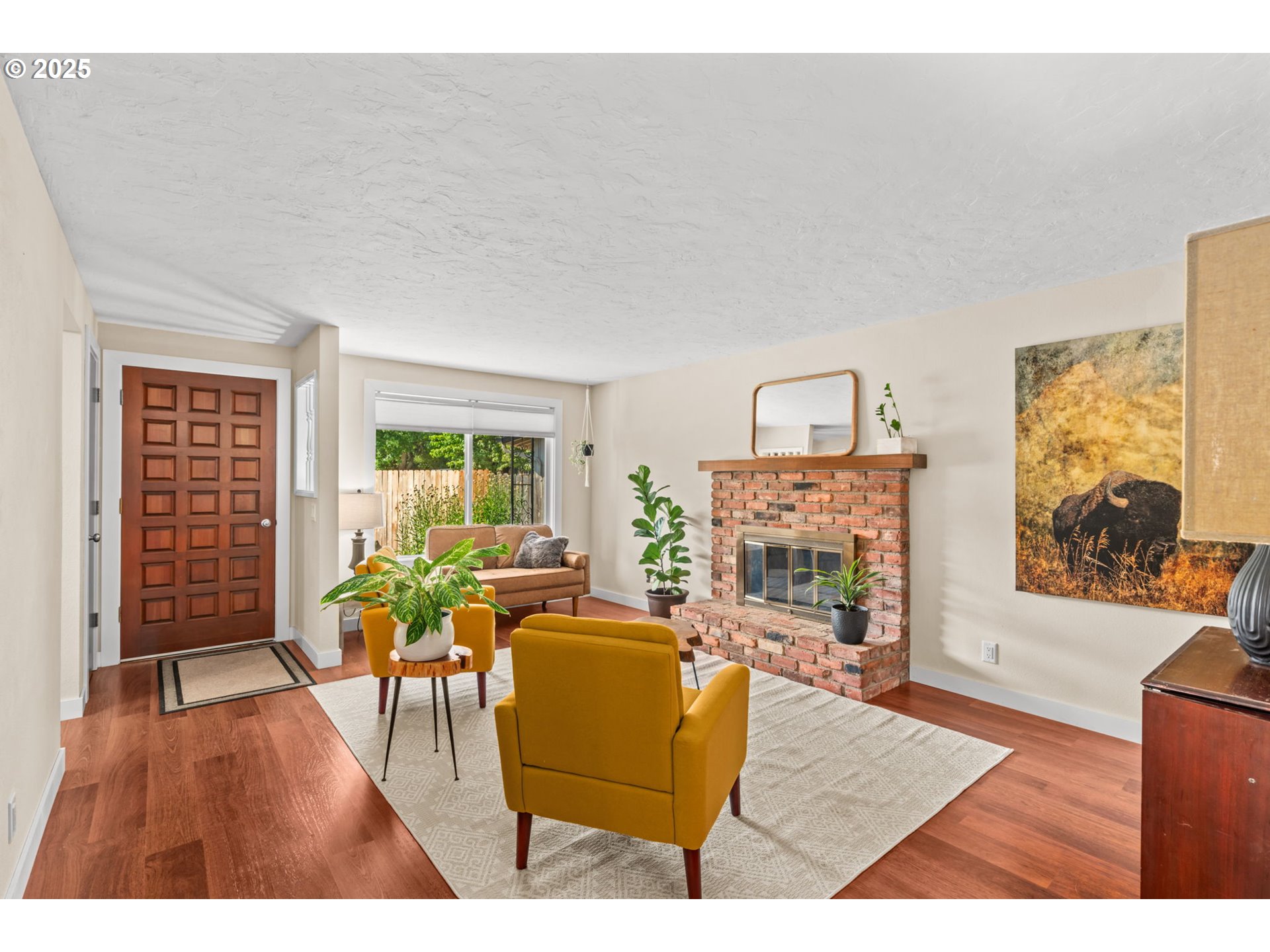 1490 Carobelle Court Cottage Grove, OR 97424 - Photo 4 of 28 a living room with furniture and a fireplace
