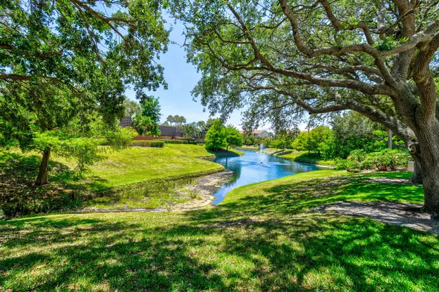 a view of yard with green space