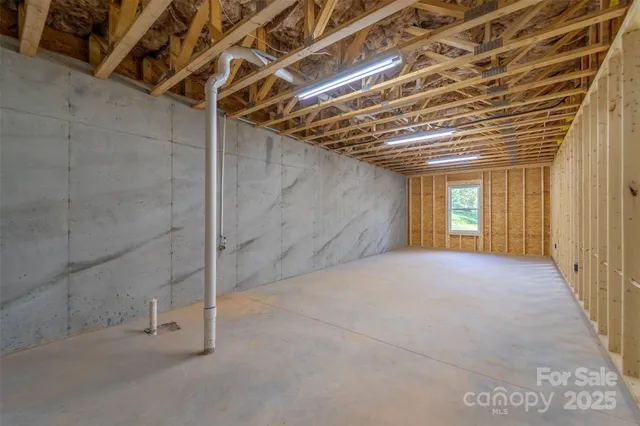 a view of under construction room and windows