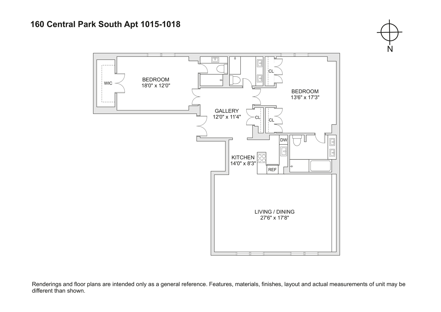 160 Central Park South, Unit 1015/1018 Manhattan, NY 10019 - Photo 15 of 15 unknown