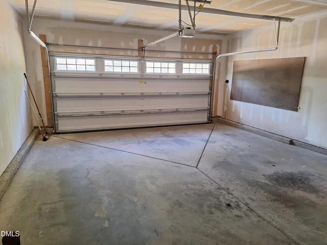 a view of a room with washing machine