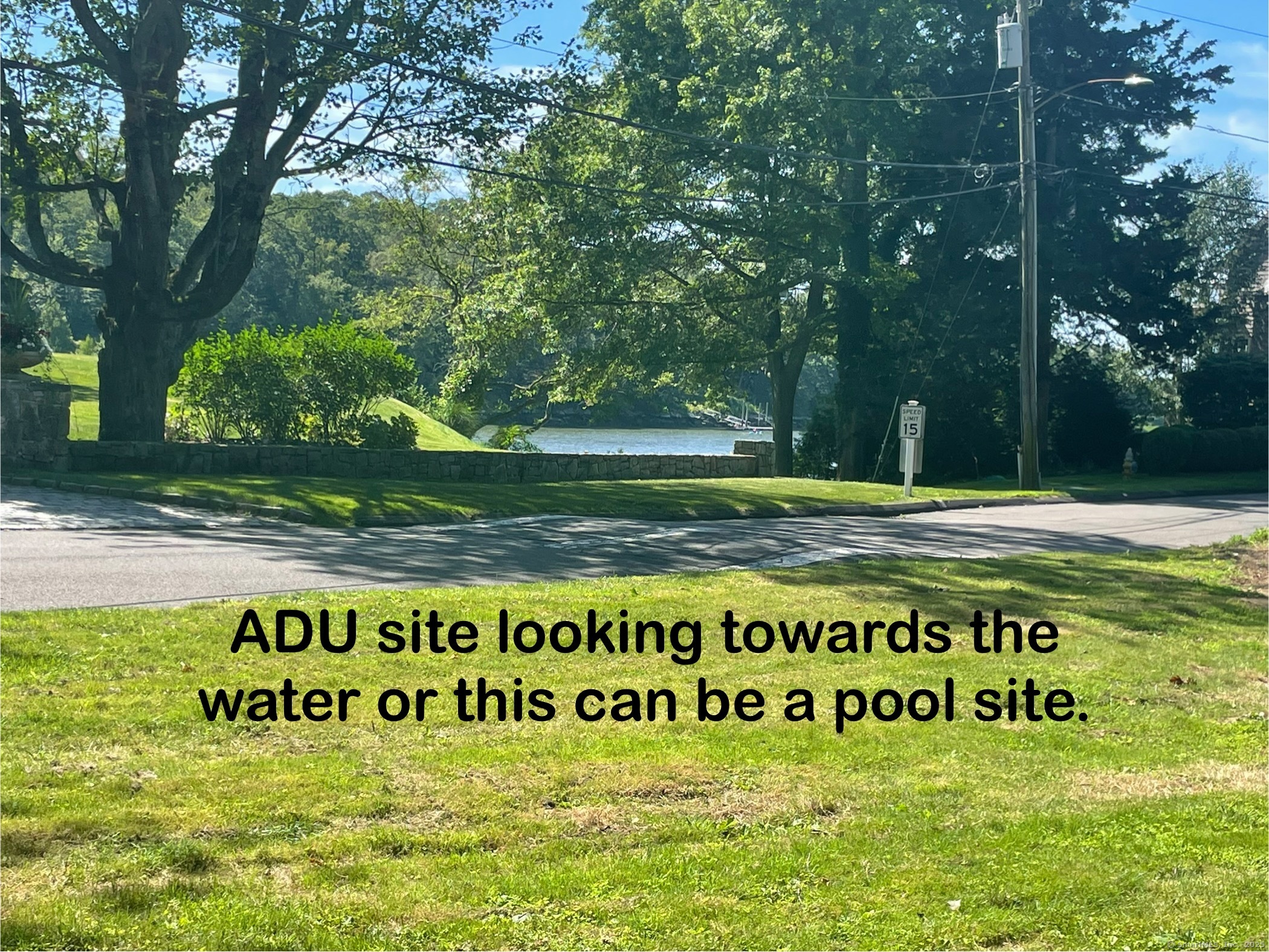 6 Stony Point Road Westport, CT 06880 - Photo 10 of 19 Possible ADU site or pool site with water views.