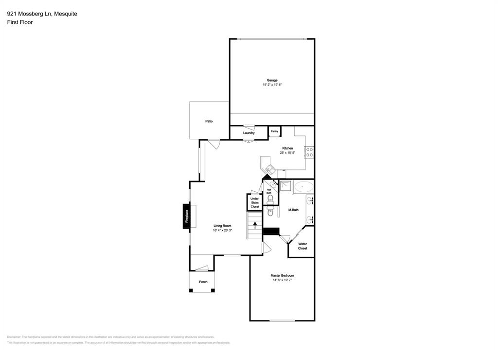 921 Mossberg Lane Mesquite, TX 75181 - Photo 17 of 17 View of home floor plan