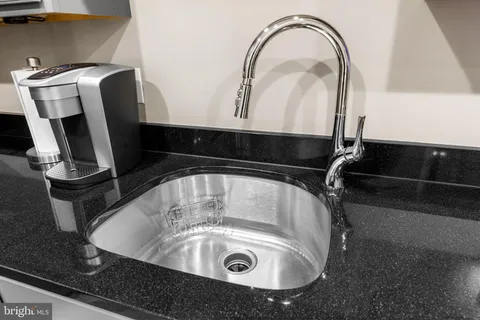 a close view of sink