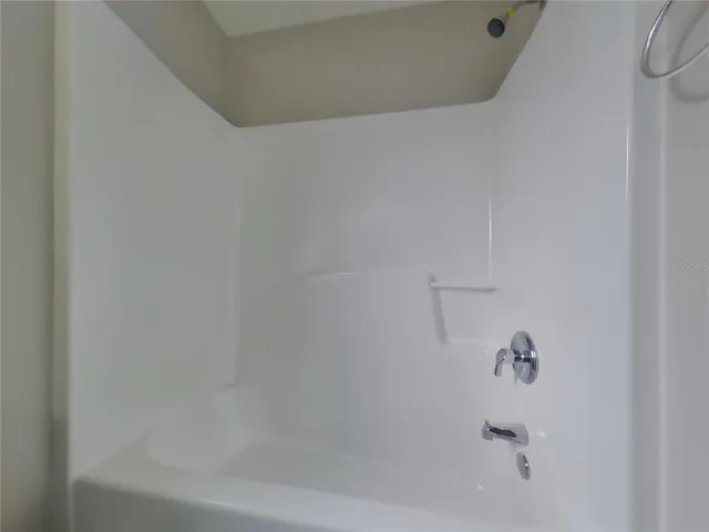 a close up of a bathtub