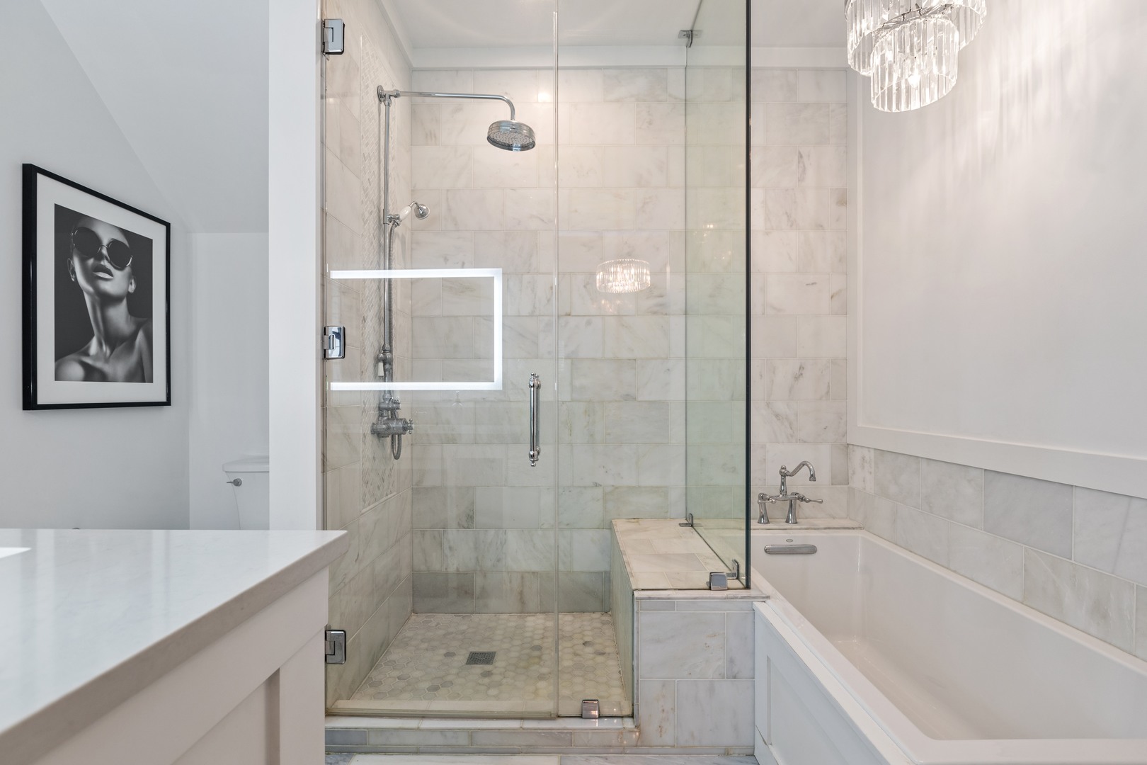 112 Beachway Drive Fox River Grove, IL 60021 - Photo 25 of 37 a bathroom with a bathtub and a shower