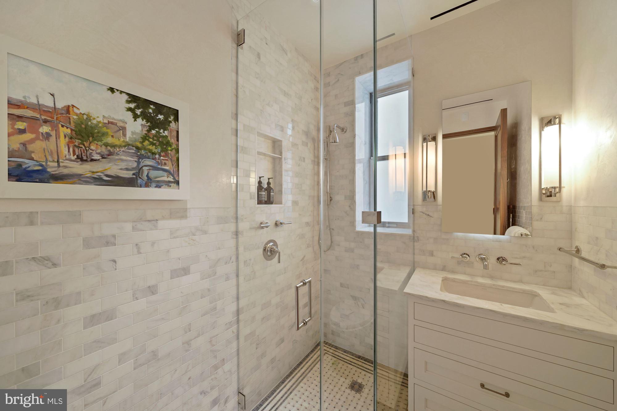 1711 S Street Northwest Washington, DC 20009 - Photo 23 of 50 2nd Floor Hall Bathroom