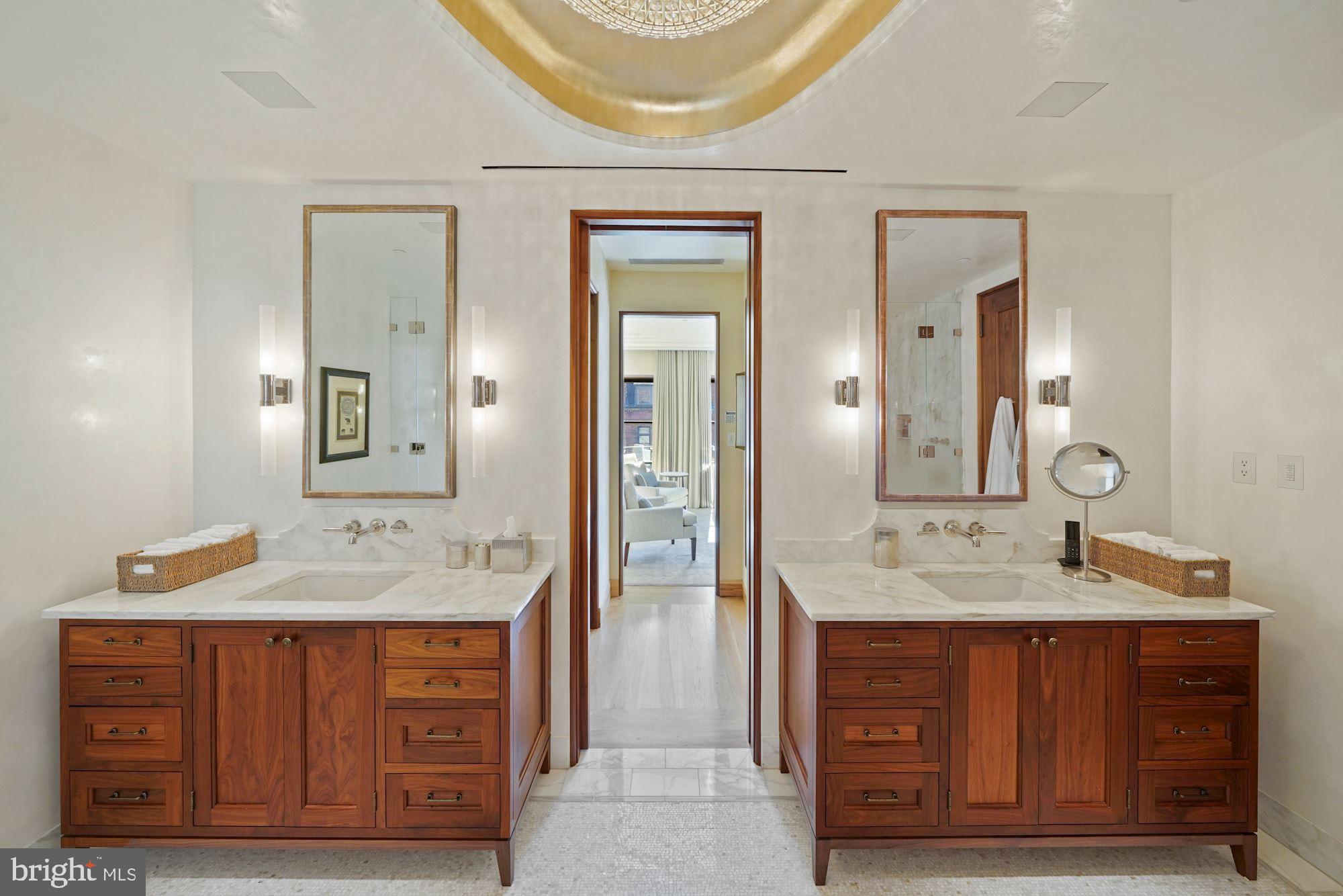 1711 S Street Northwest Washington, DC 20009 - Photo 33 of 50 Custom Double Vanities