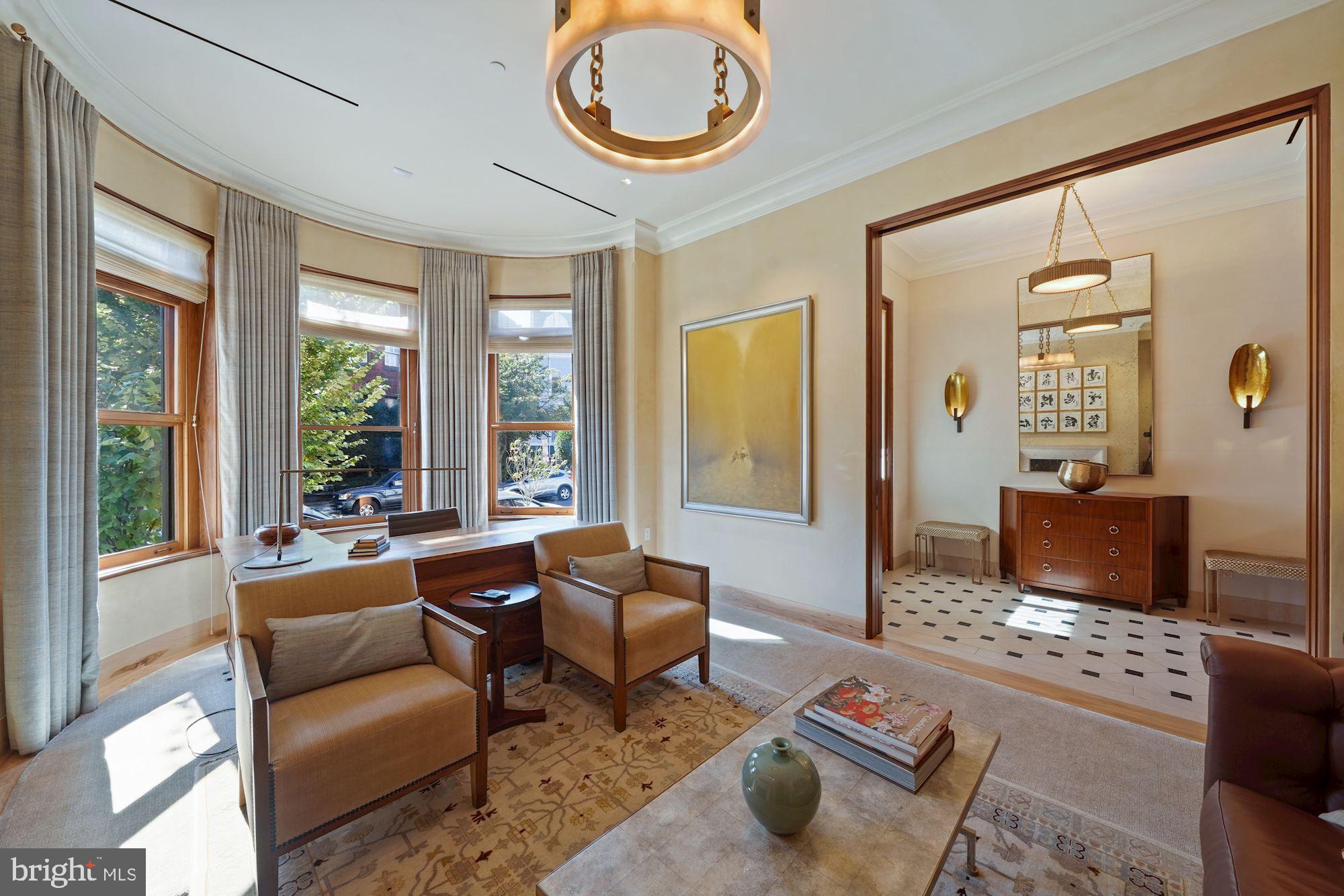 1711 S Street Northwest Washington, DC 20009 - Photo 5 of 50 Front Sitting Room in Round Bay