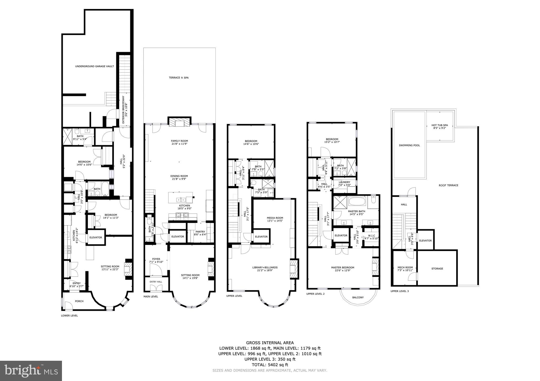 1711 S Street Northwest Washington, DC 20009 - Photo 50 of 50 Floor Plan Elevations