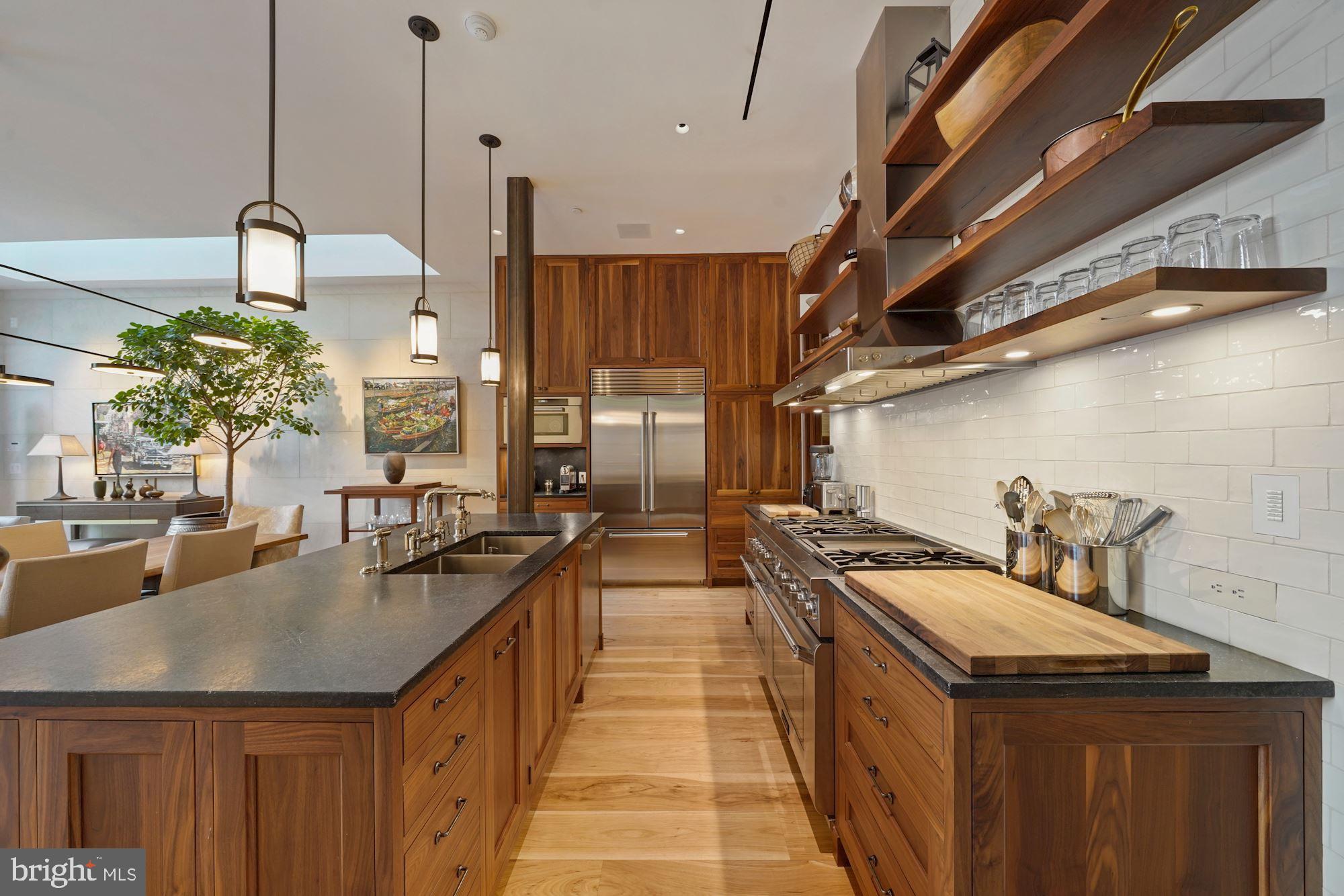 1711 S Street Northwest Washington, DC 20009 - Photo 10 of 50 Stunning Kitchen w/soapstone, prof. range
